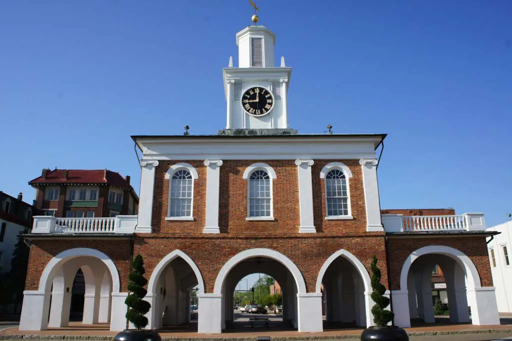 Market House Fayetteville NC historic downtown